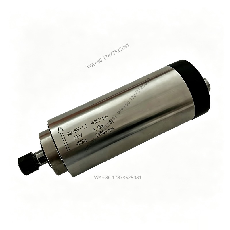 Er20 Collet Chuck Spindle Motor 220V - CNC luchtgekoelde 800W 1500W 2200W spindelmotorset