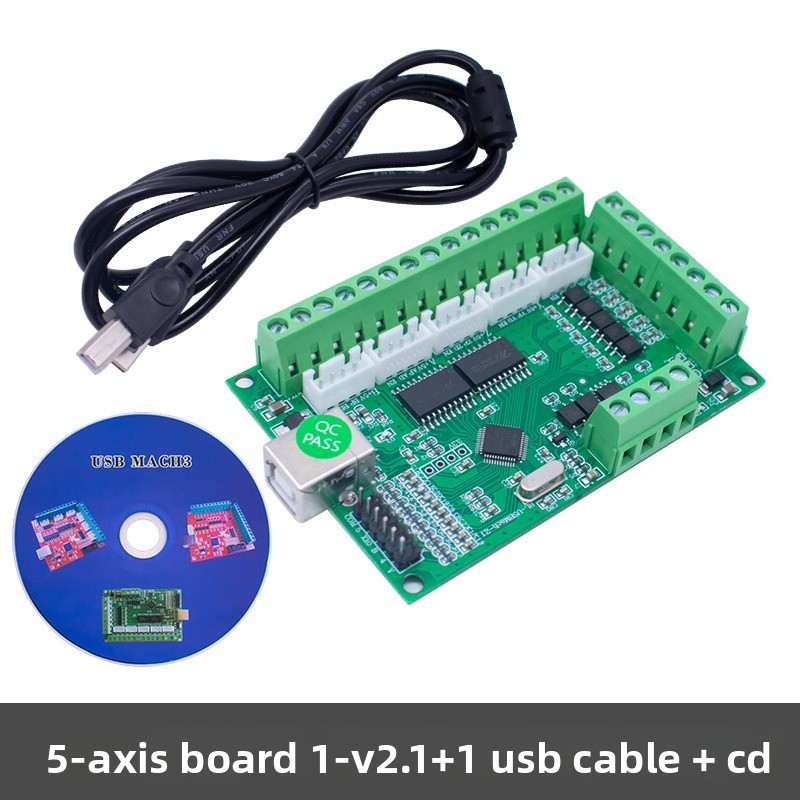 1 stuks motorbesturingskaart,  - 5 Axis Cnc Breakout Board Interface Mach3 recensie en prijs