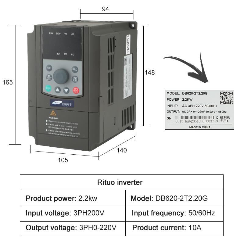 CNC-freesset 2,2 kW ER20 water - 2.2Kw Water Cooled Spindle Kit Vfd recensie en prijs