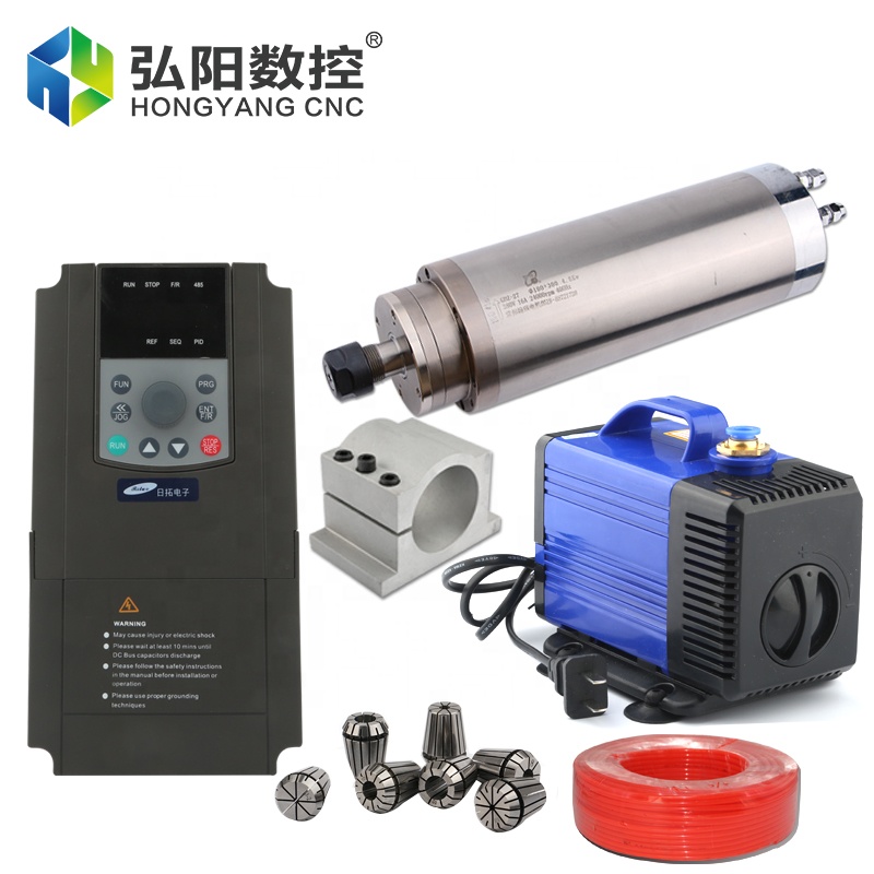 2,2 kW watergekoelde spindelmo - 2.2Kw Water Cooled Spindle Kit Vfd recensie en prijs